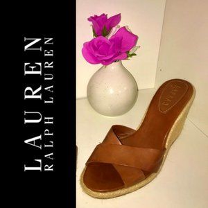 Lauren Ralph Lauren Allison Slip-on Wedges 8
